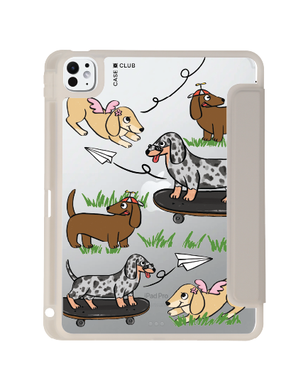 เคสใส ipad pro 11 สีเทา ดัชชุนด์แก๊งค์