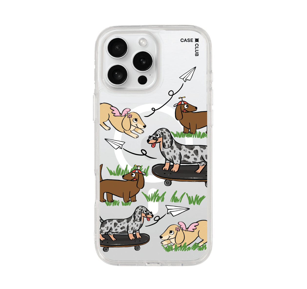 เคสใส iphone 16 pro max magsafe ดัชชุนด์แก๊งค์