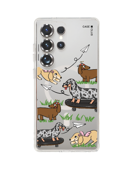 เคสใส Samsung Galaxy S25 Ultra MagSafe ดัชชุนด์แก๊งค์