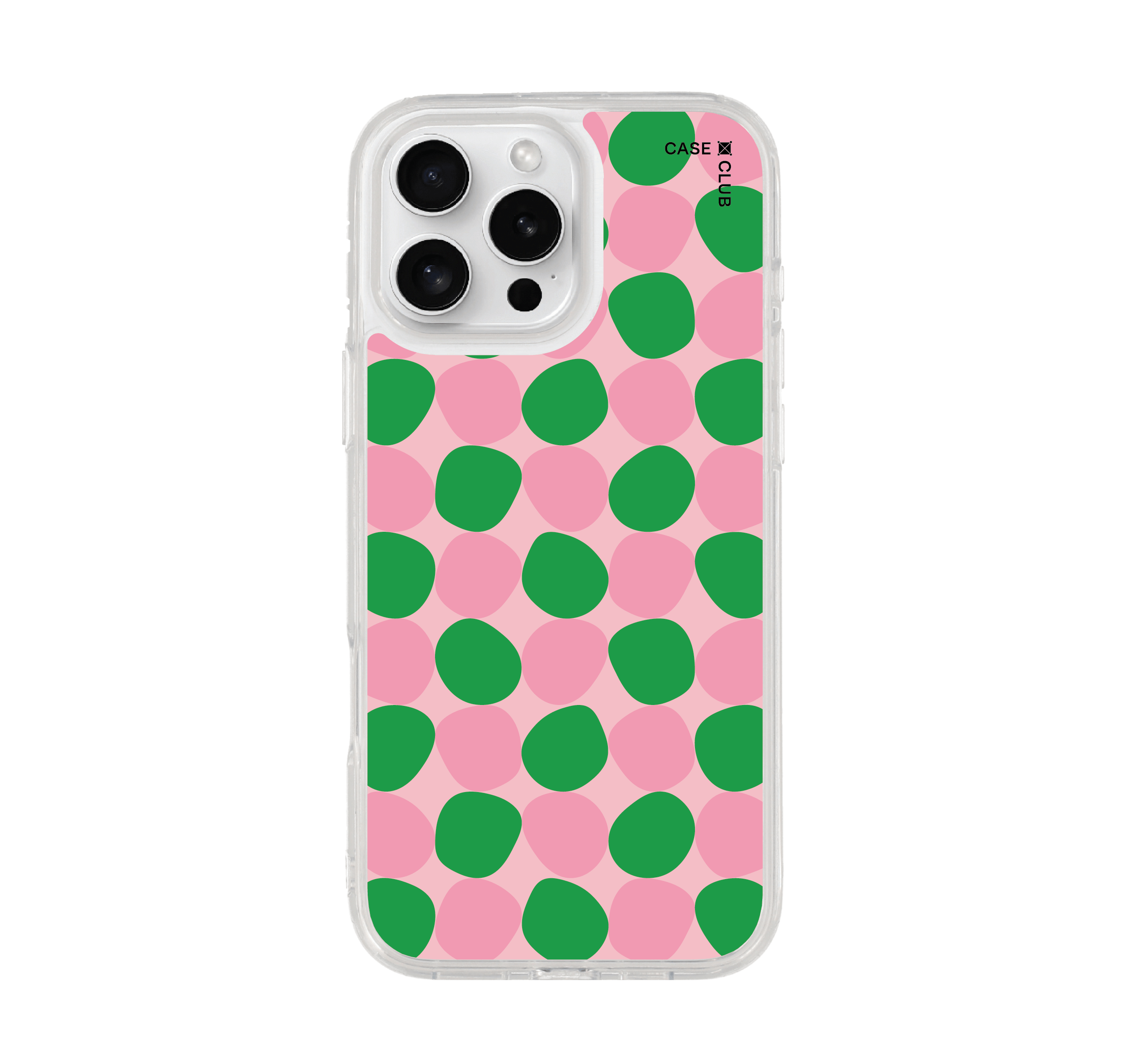เคสใส iPhone 16 Pro Max จุดเขียวเข้ม