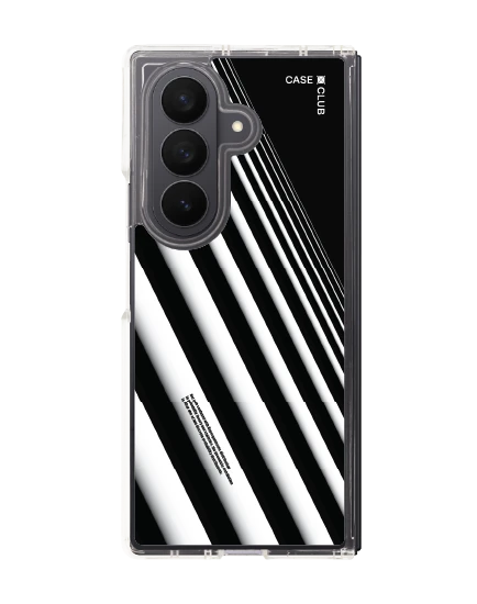 samsung galaxy z fold 7 clear magsafe diagonal white stripes