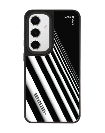 samsung s24 matte mirror magsafe diagonal white stripes