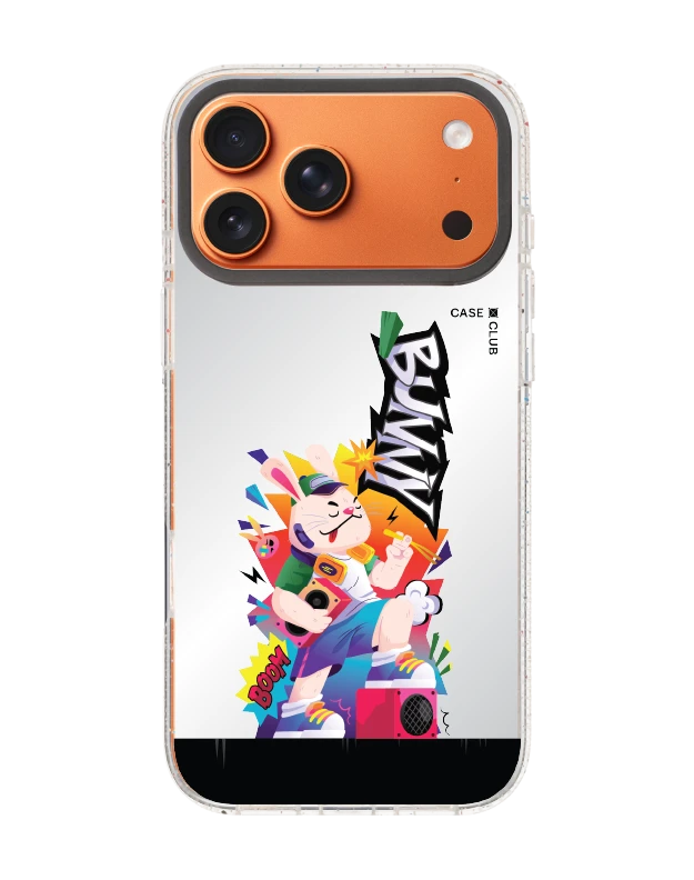 เคสกระจกใส iphone 17 pro max mirror magsafe กระต่ายดีเจสุดเท่