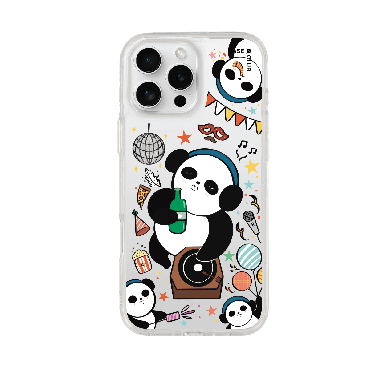 iphone 16 pro max clear case dj panda