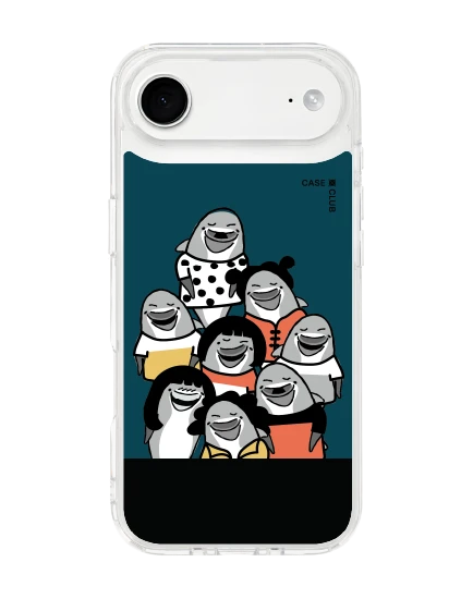 iphone 17 air clear magsafe dolphin family