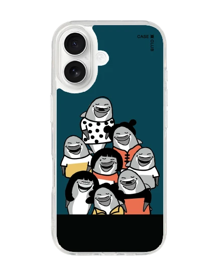 เคสใส iphone 17 magsafe โลมาแฟมิลี่