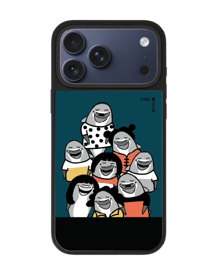 iphone 17 pro max matte mirror magsafe dolphin family