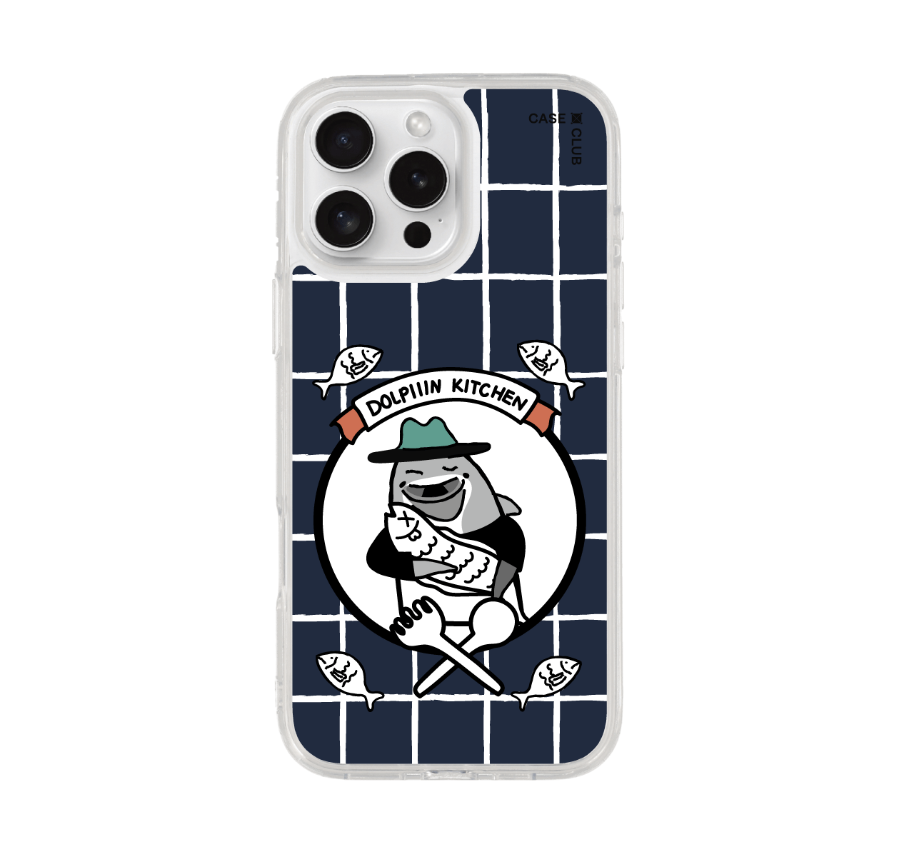 เคสใส iPhone 16 Pro Max ครัวปลาโลมา