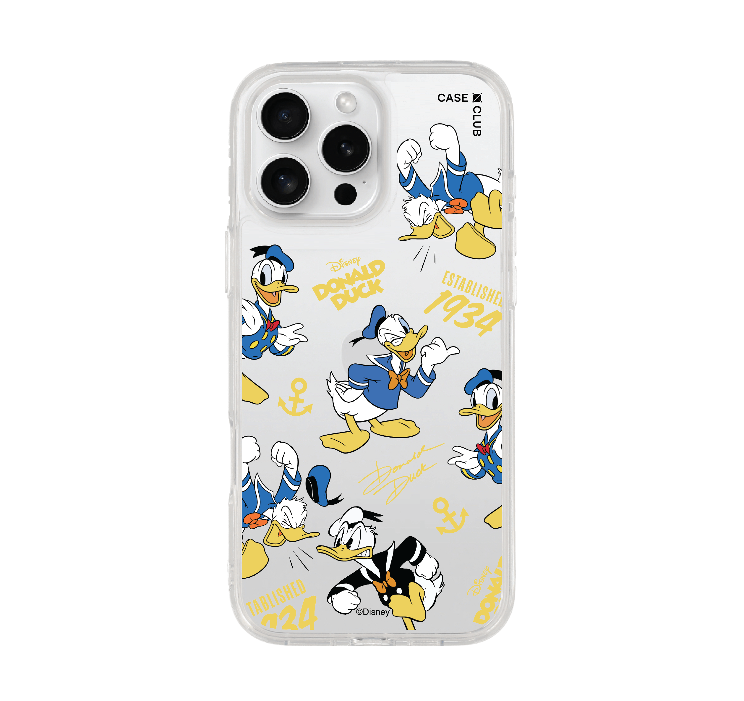 iPhone 16 Pro Max Clear Case Donald Duck 1934