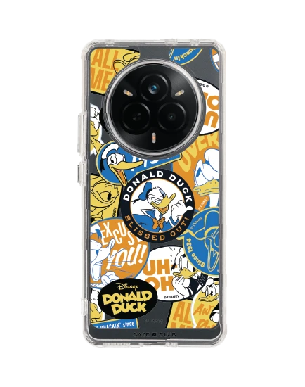 เคสใส realme 14 pro donald duck ดีไซน์ลายป้าย