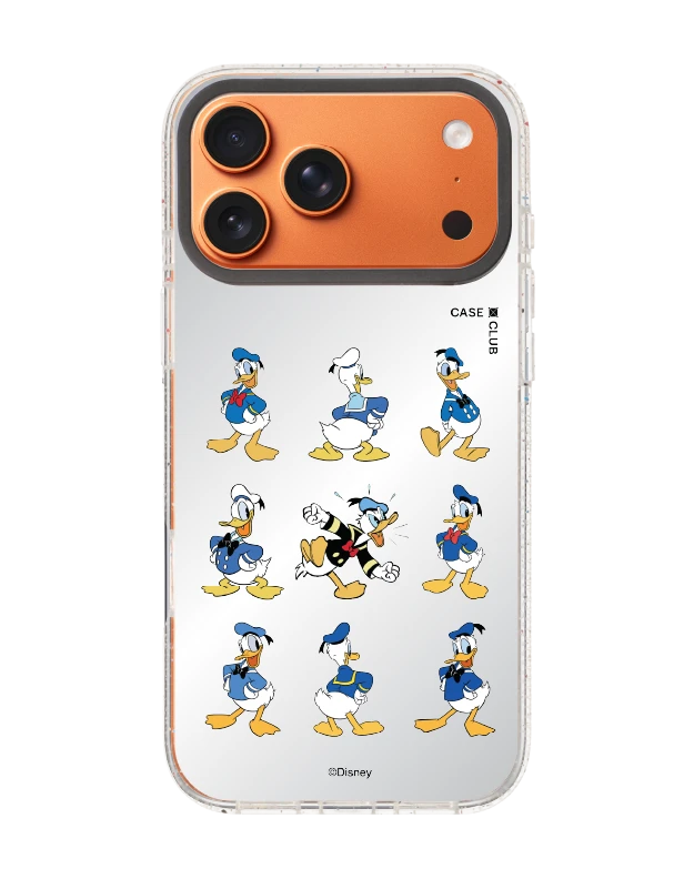 เคสกระจกใส iphone 17 pro max mirror magsafe donald duck คาแรคเตอร์