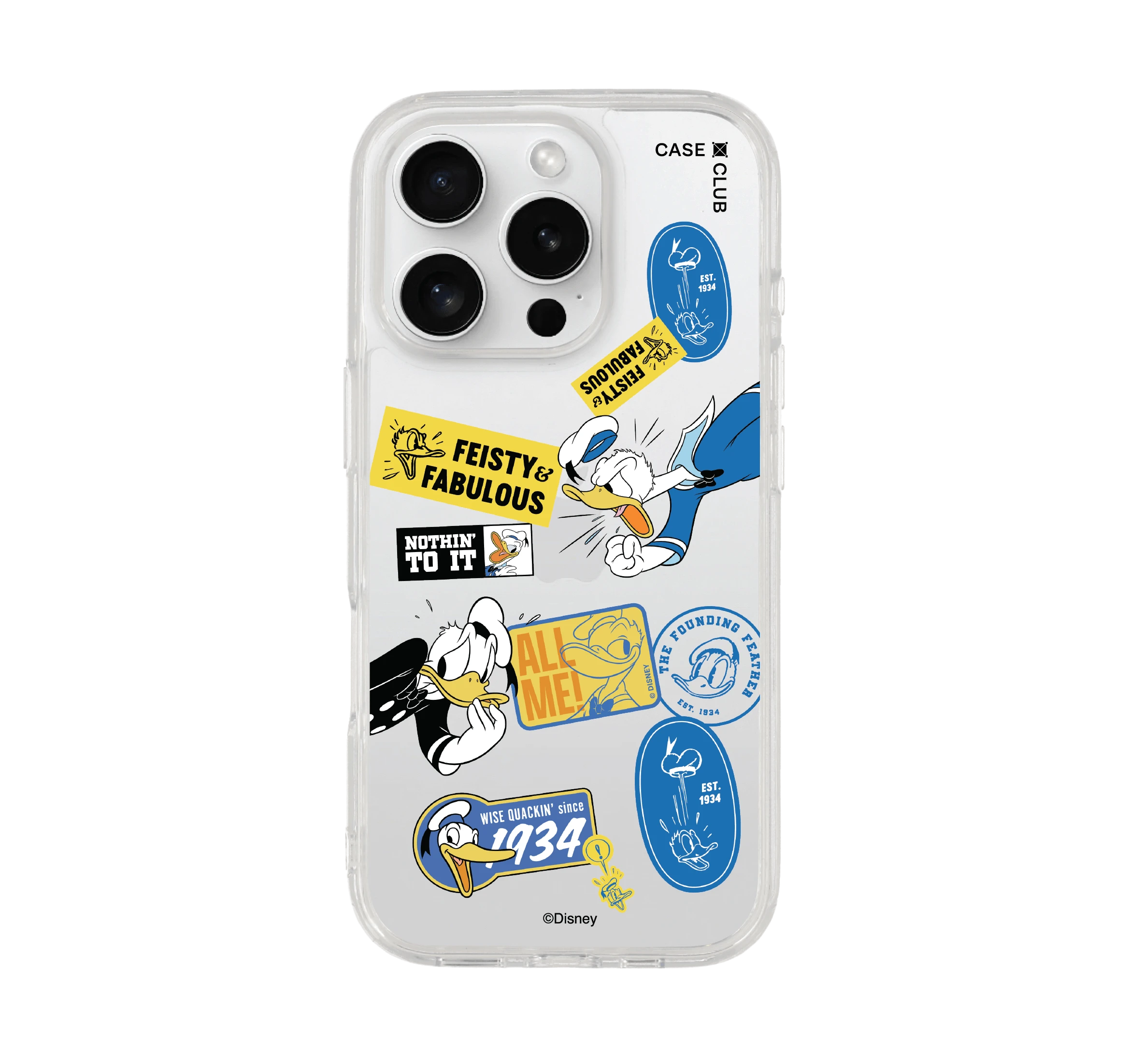 เคสใส iphone 16 pro max donald duck เจ้าอารมณ์
