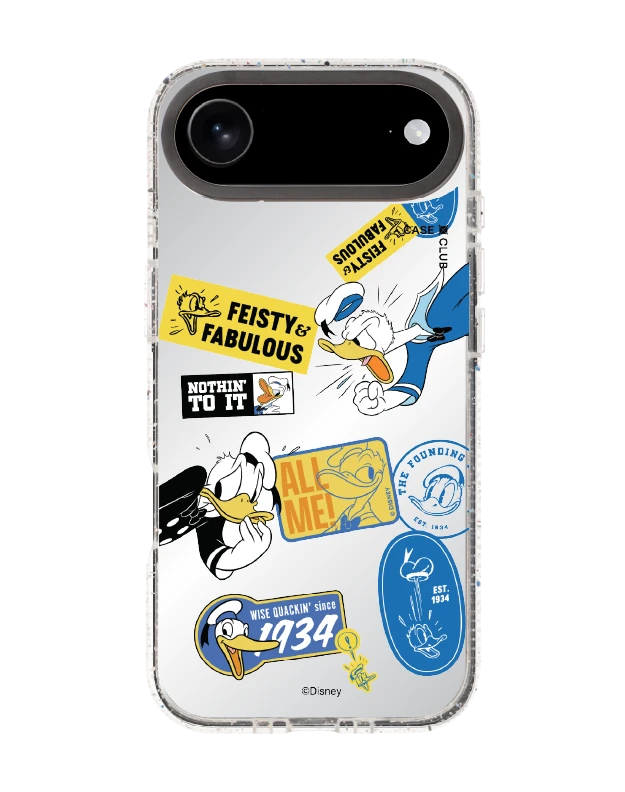 เคสกระจกใส iphone air mirror magsafe donald duck เจ้าอารมณ์
