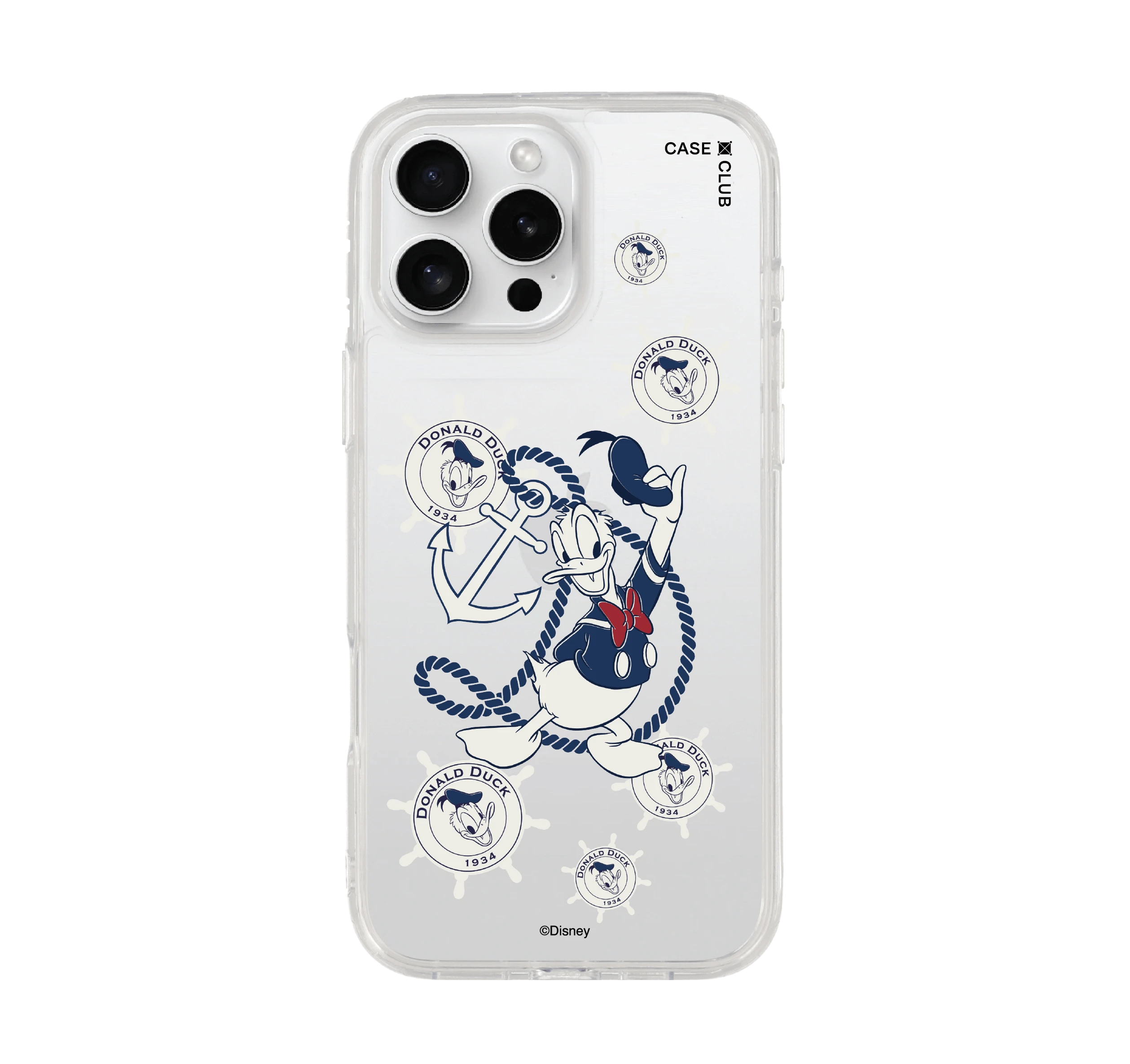 เคสใส iphone 16 pro max donald duck กะลาสีแนวย้อนยุค