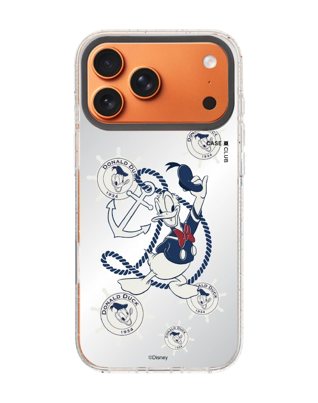 เคสกระจกใส iphone 17 pro max mirror magsafe donald duck กะลาสีแนวย้อนยุค