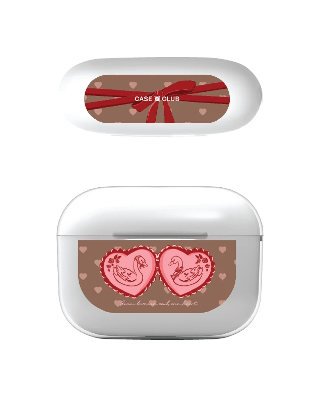 เคสใส airpods pro 2 หัวใจคู่เชอร์รี่