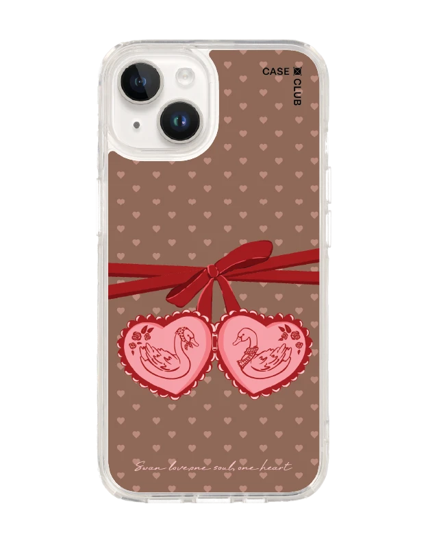 เคสใส iphone 14 magsafe หัวใจคู่เชอร์รี่