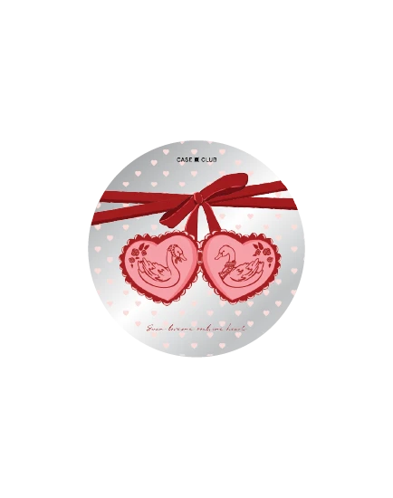 ป็อปกริปกระจก หัวใจคู่เชอร์รี่