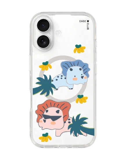 เคสใส iphone 17 magsafe ไดโนคู่ซี้จอมซ่า