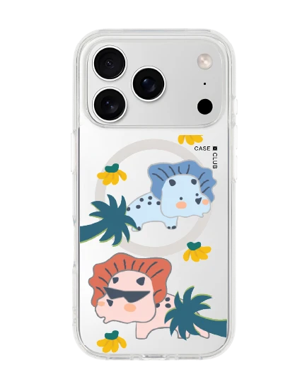 iphone 17 pro clear magsafe duo triceratops