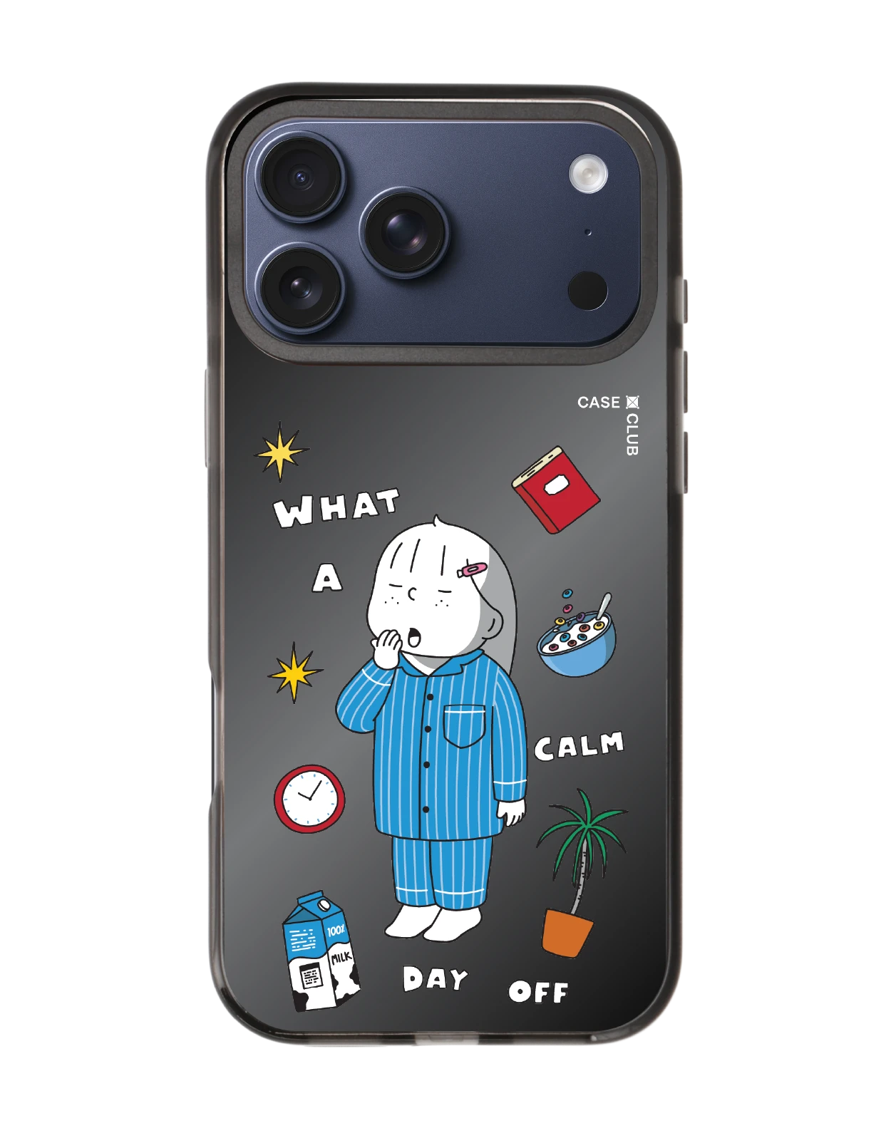 เคสกระจกดำ iphone 17 pro max magsafe ease around วันหยุด