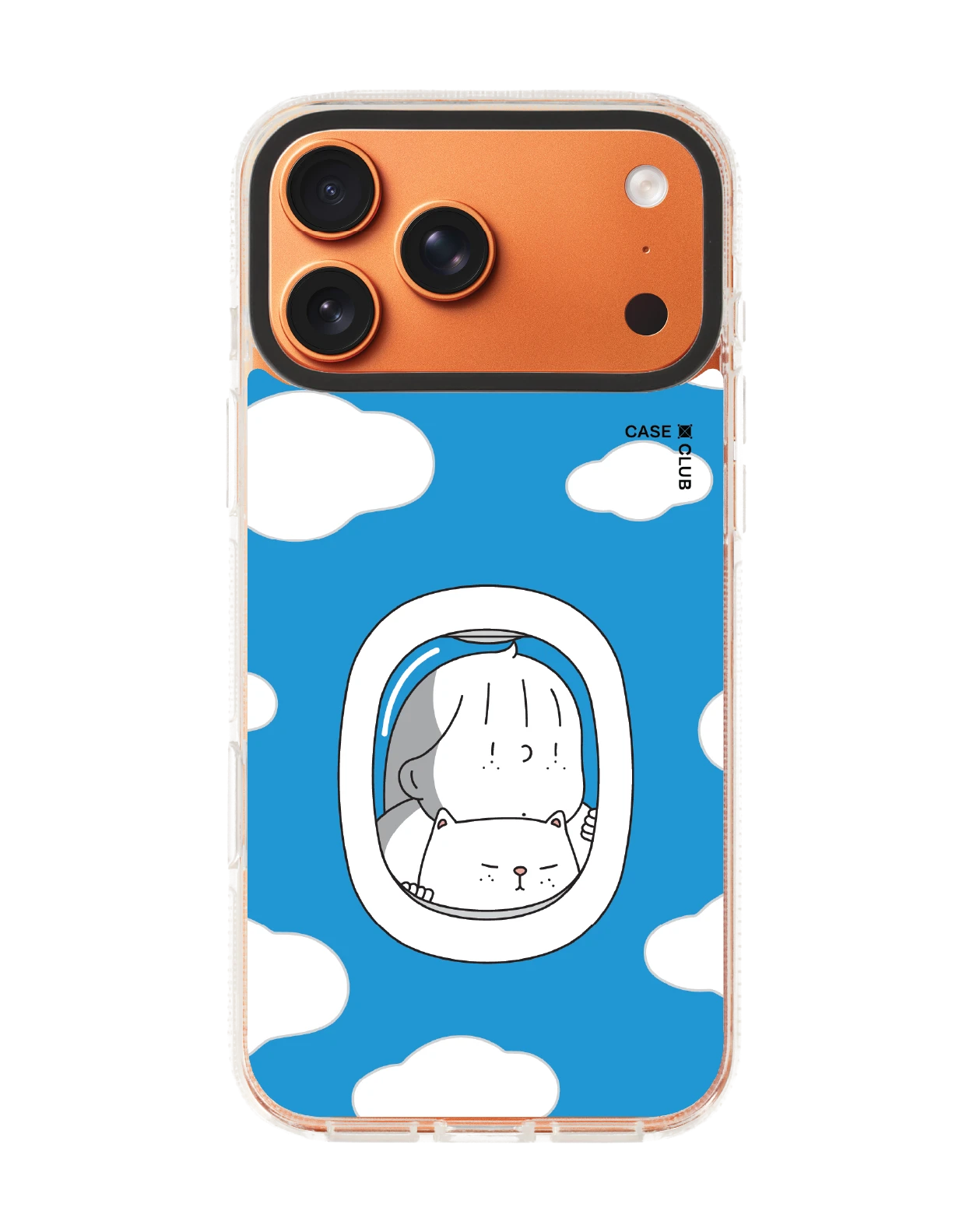 iphone 17 pro max clear case magsafe shield ease around enjoy the cloud