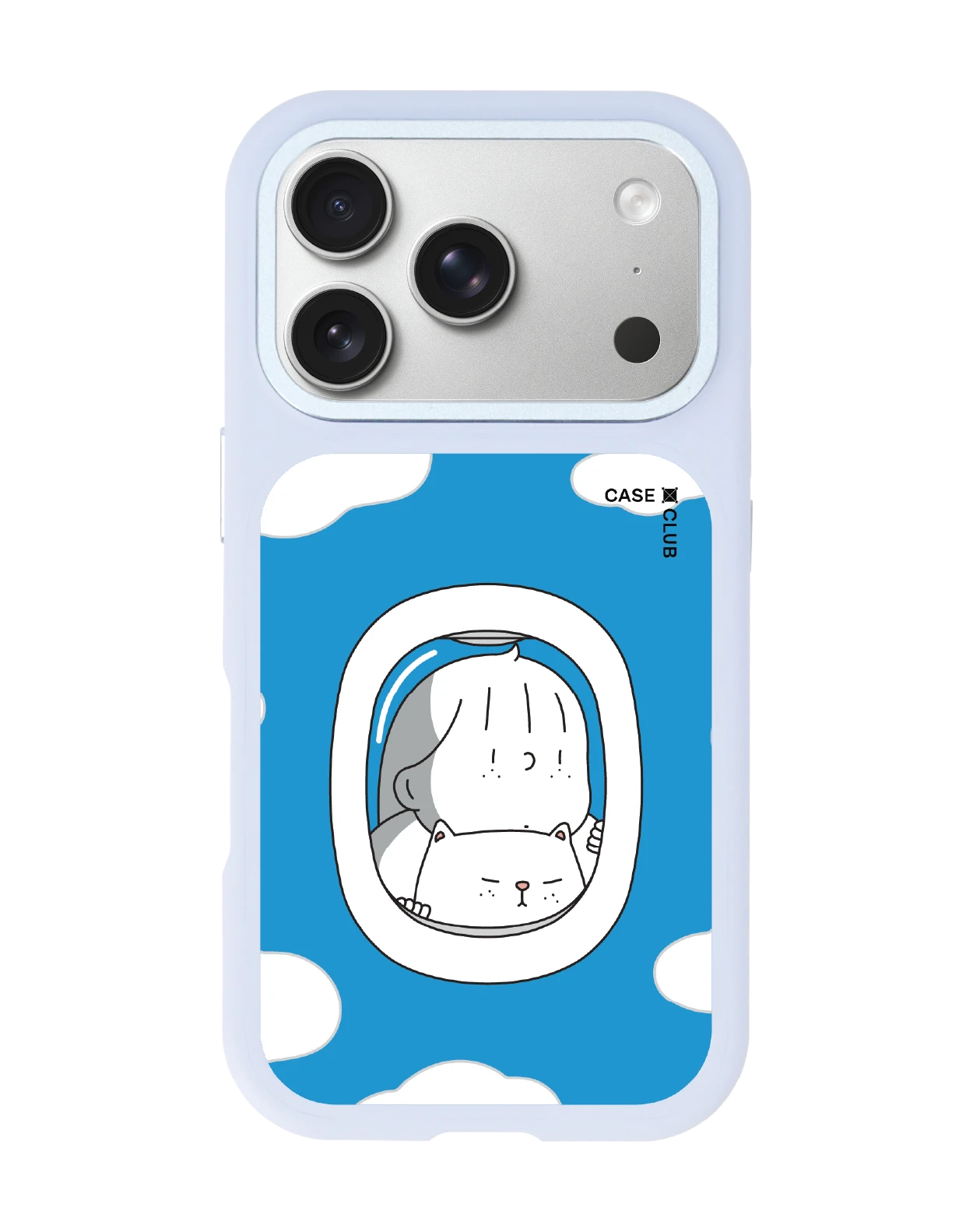 เคสเปลี่ยนฝาหลัง iphone 18 pro magsafe สีฟ้า ease around ก้อนเมฆ