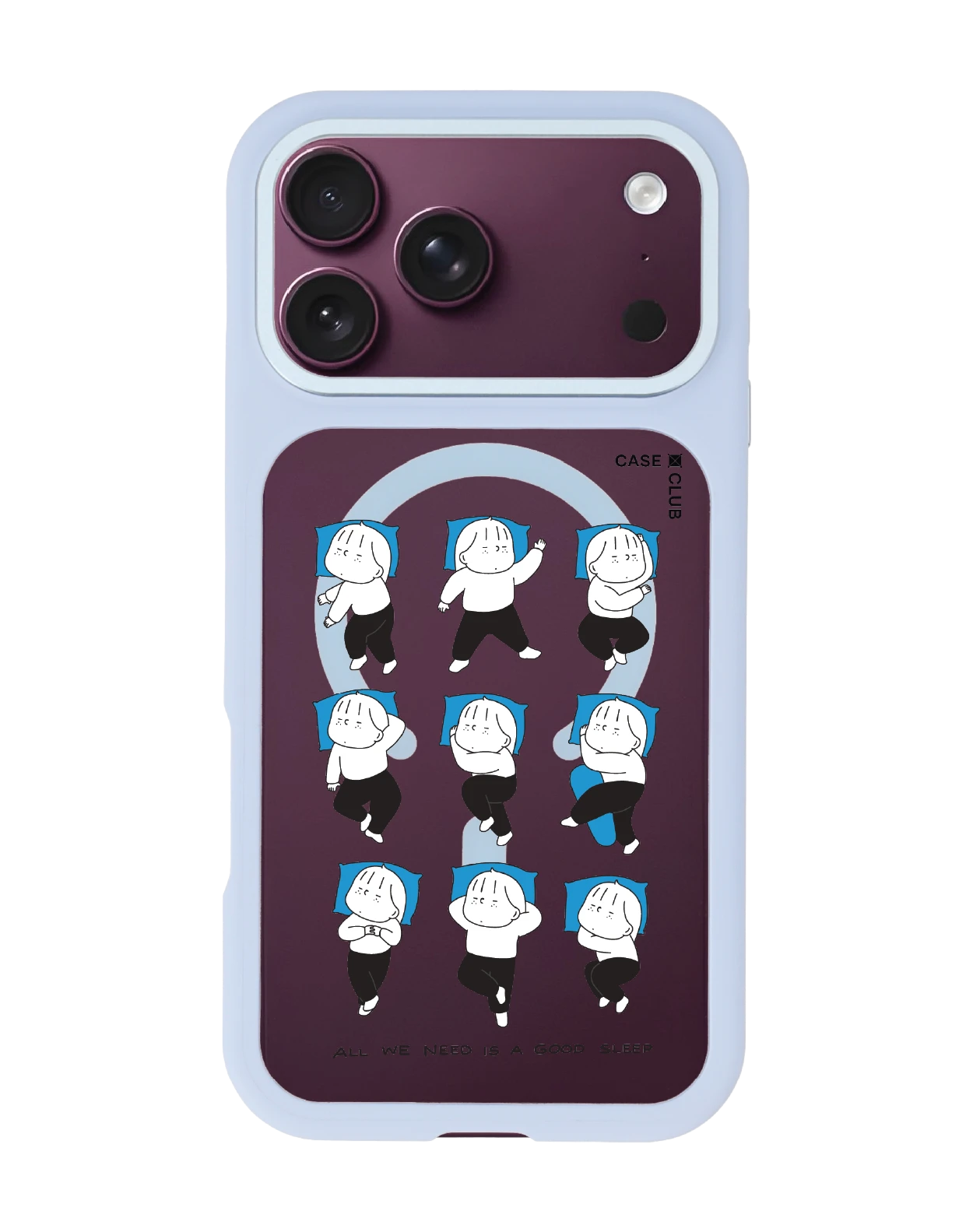 เคสเปลี่ยนฝาหลัง iphone 18 pro max magsafe สีฟ้า ease around นอน