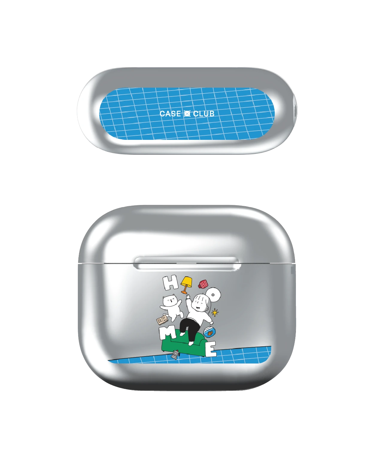 airpods (3 gen) silver case ease around home