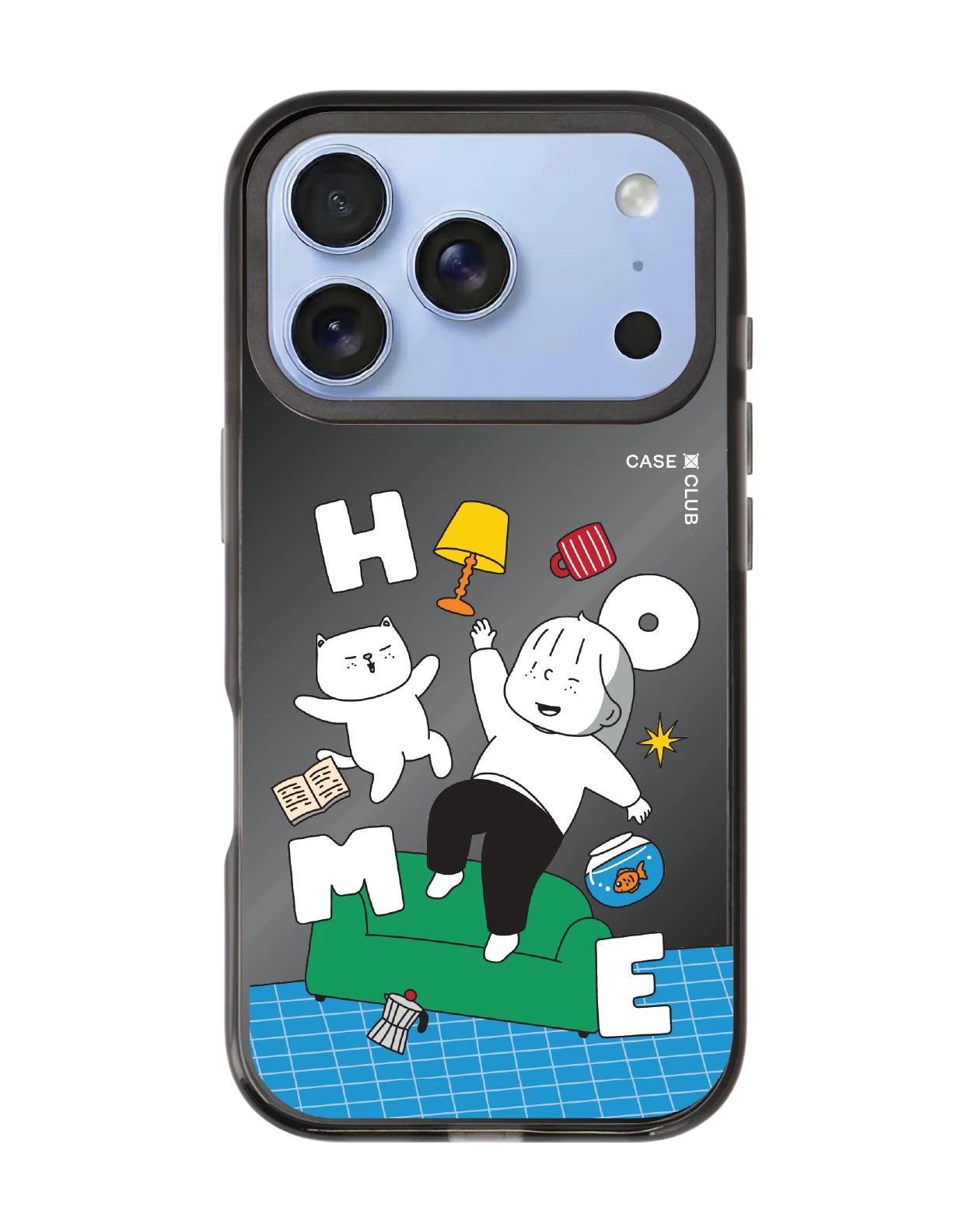 เคสกระจกดำ iphone 18 pro magsafe ease around บ้าน