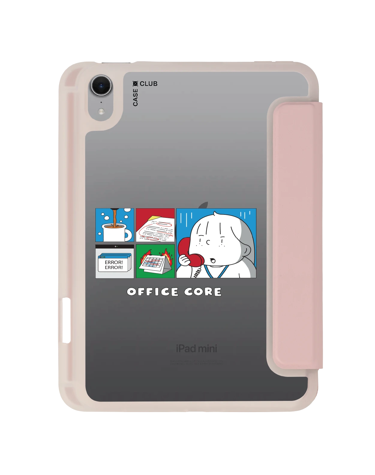 เคสใส ipad mini 7 สีชมพู ease around ออฟฟิศ