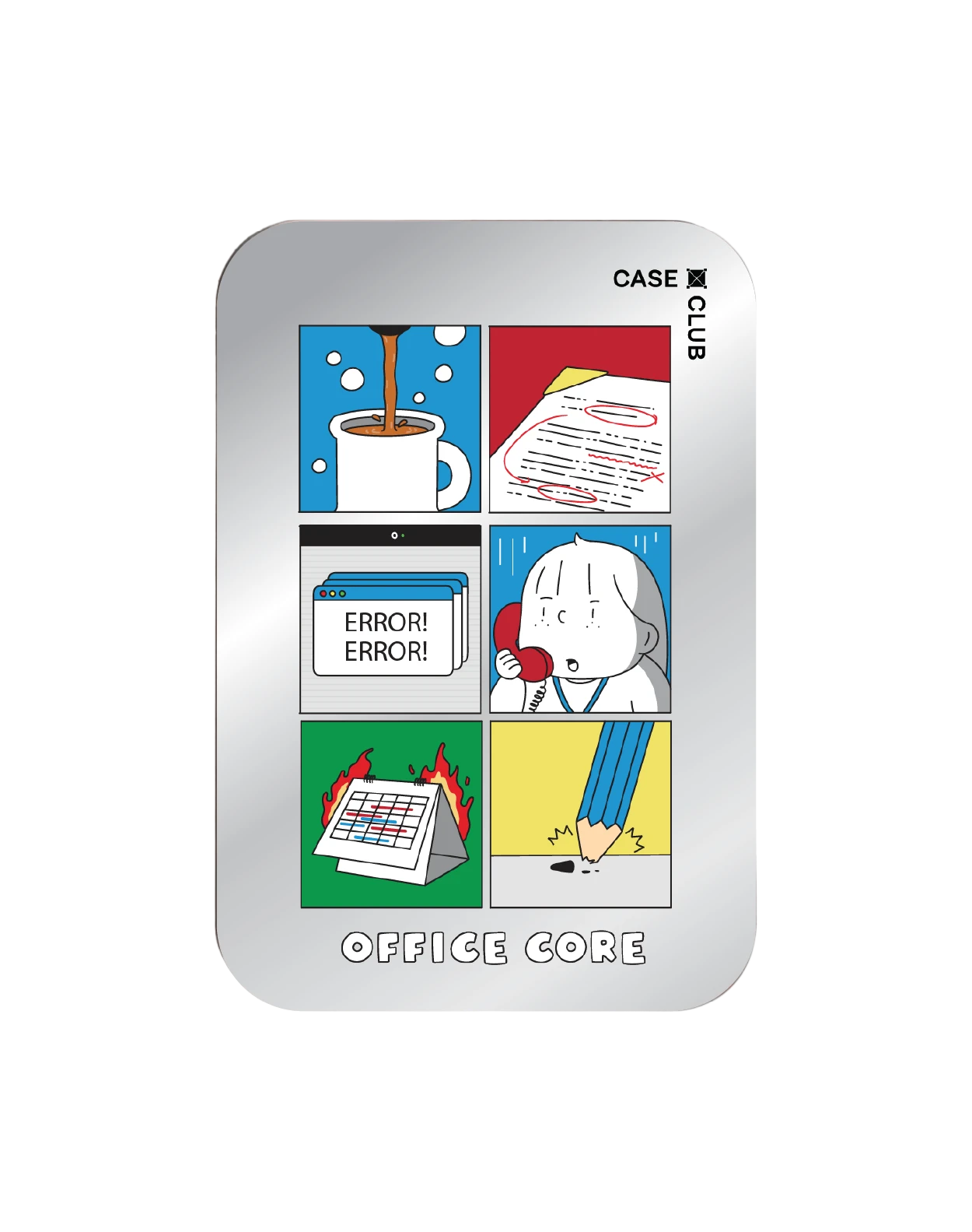 magnetic mirror cardholder stand ease around office core