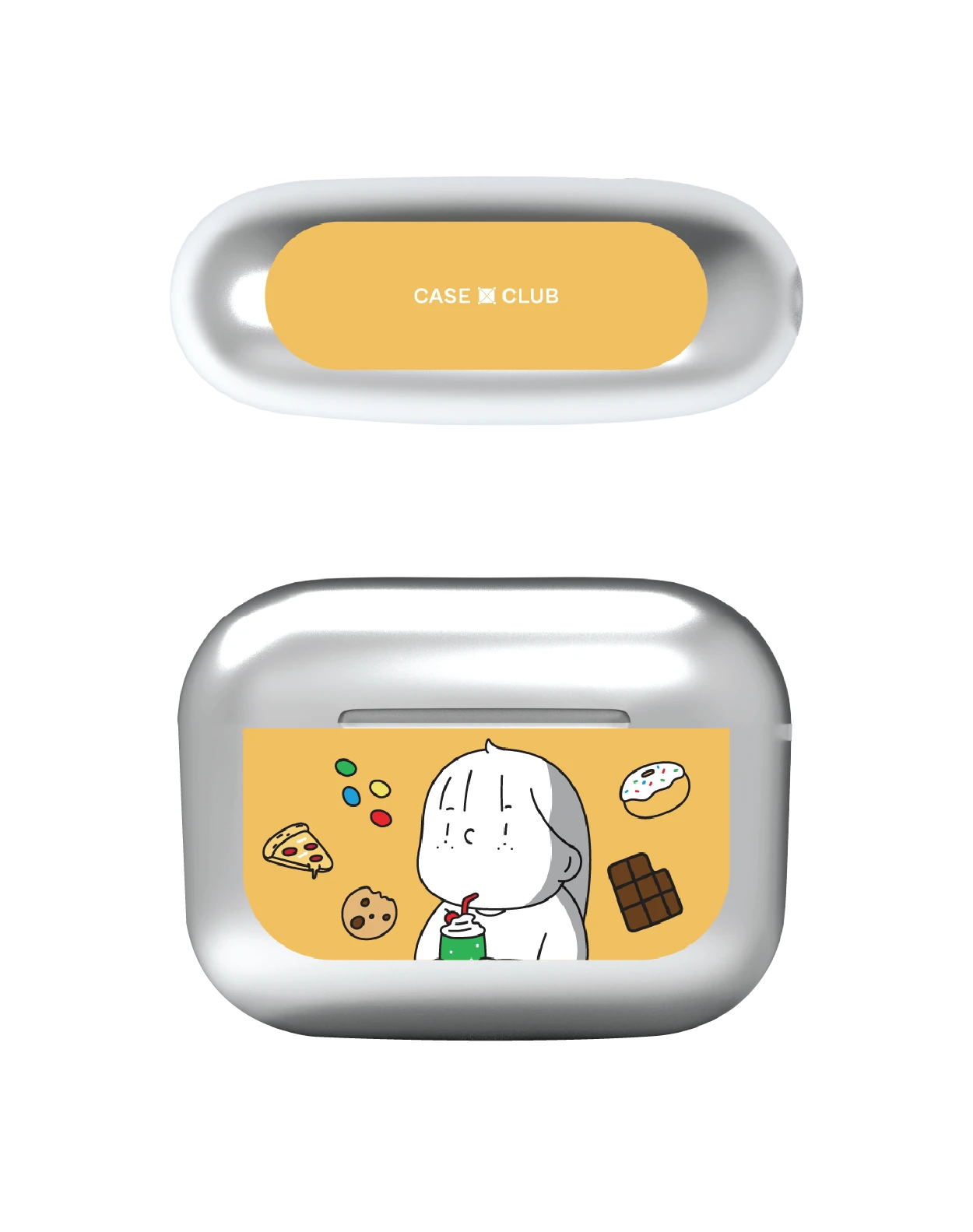 airpods pro 3 silver case ease around sugar power
