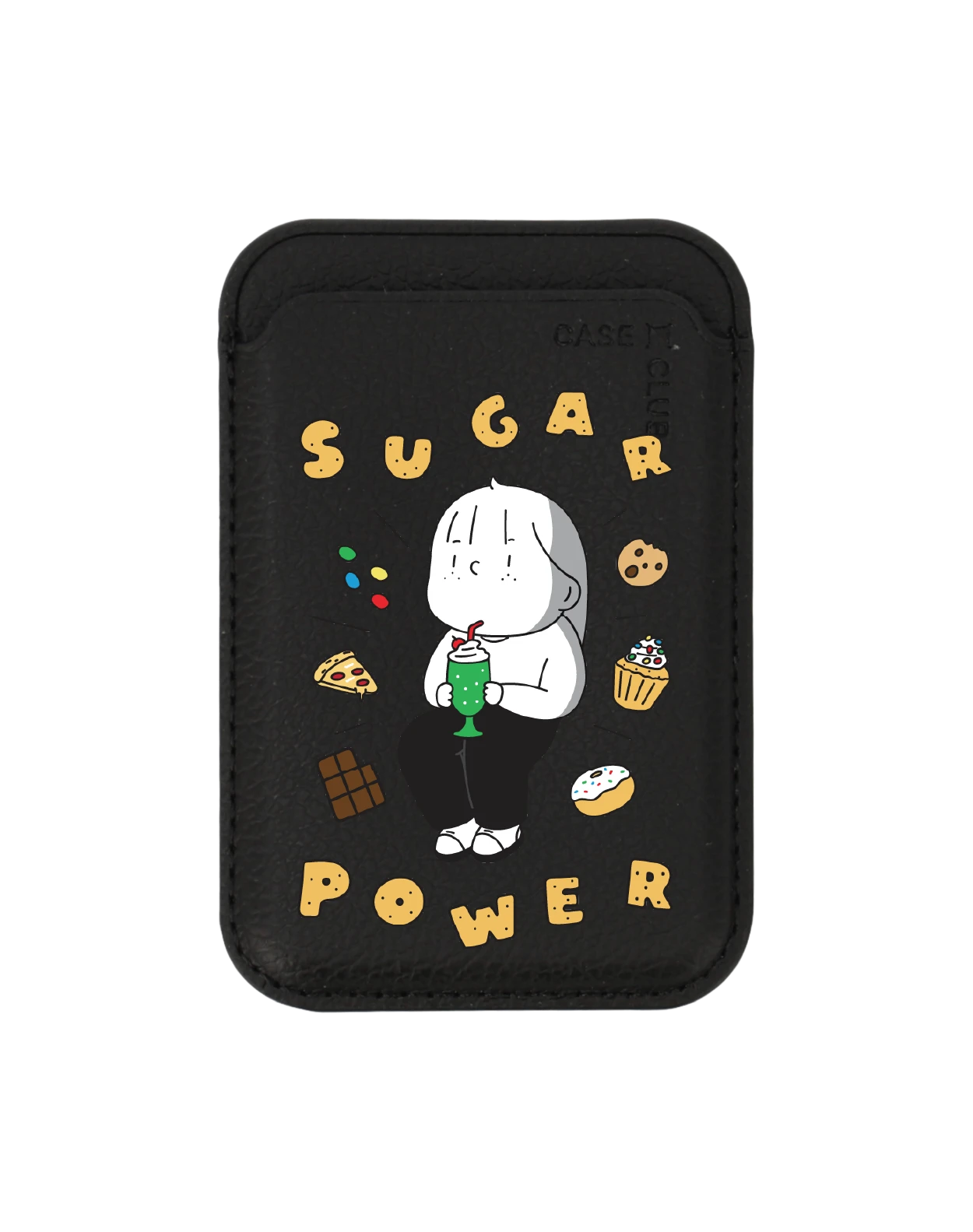 black wallet magsafe ease around sugar power