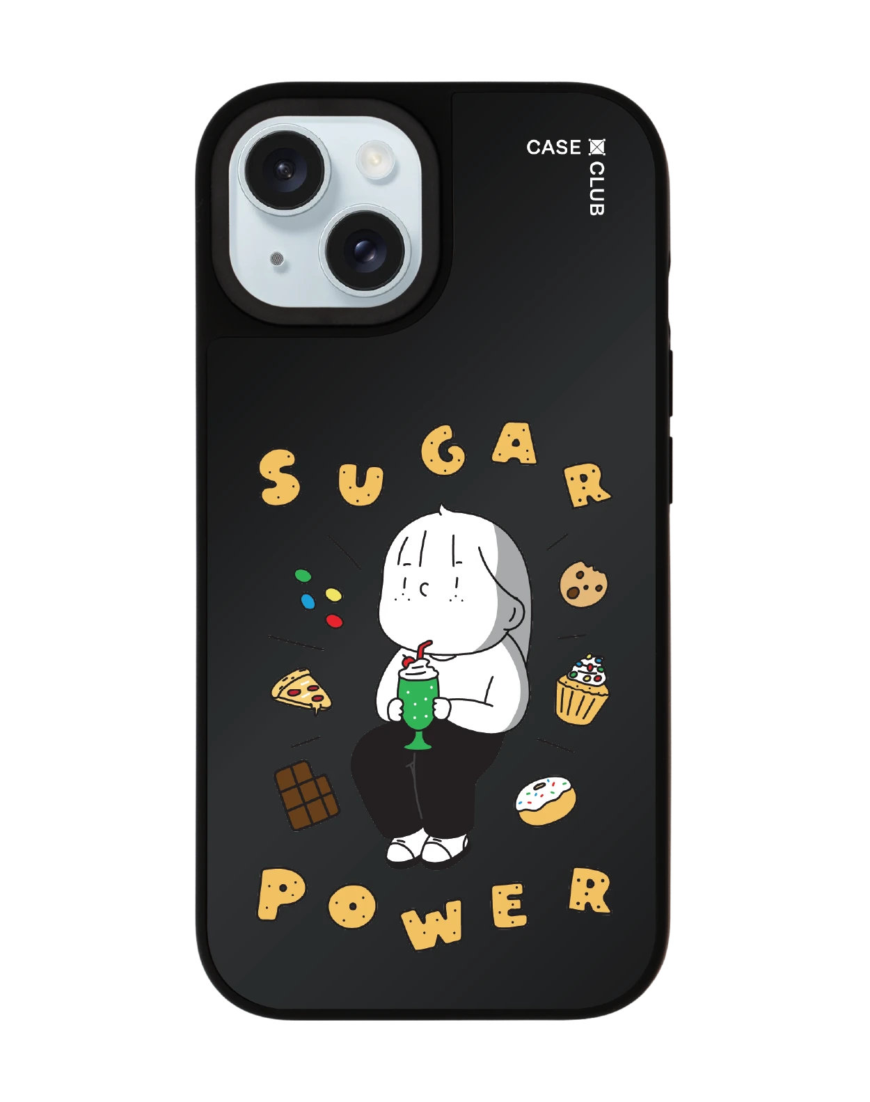 เคสกระจกดำด้าน iphone 15 magsafe ease around ติดหวาน