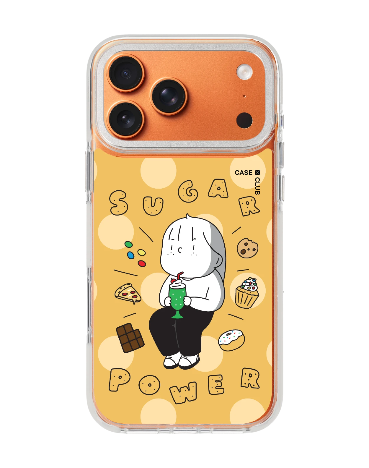 เคสใส iphone 17 pro max magsafe สีขาว ease around ติดหวาน