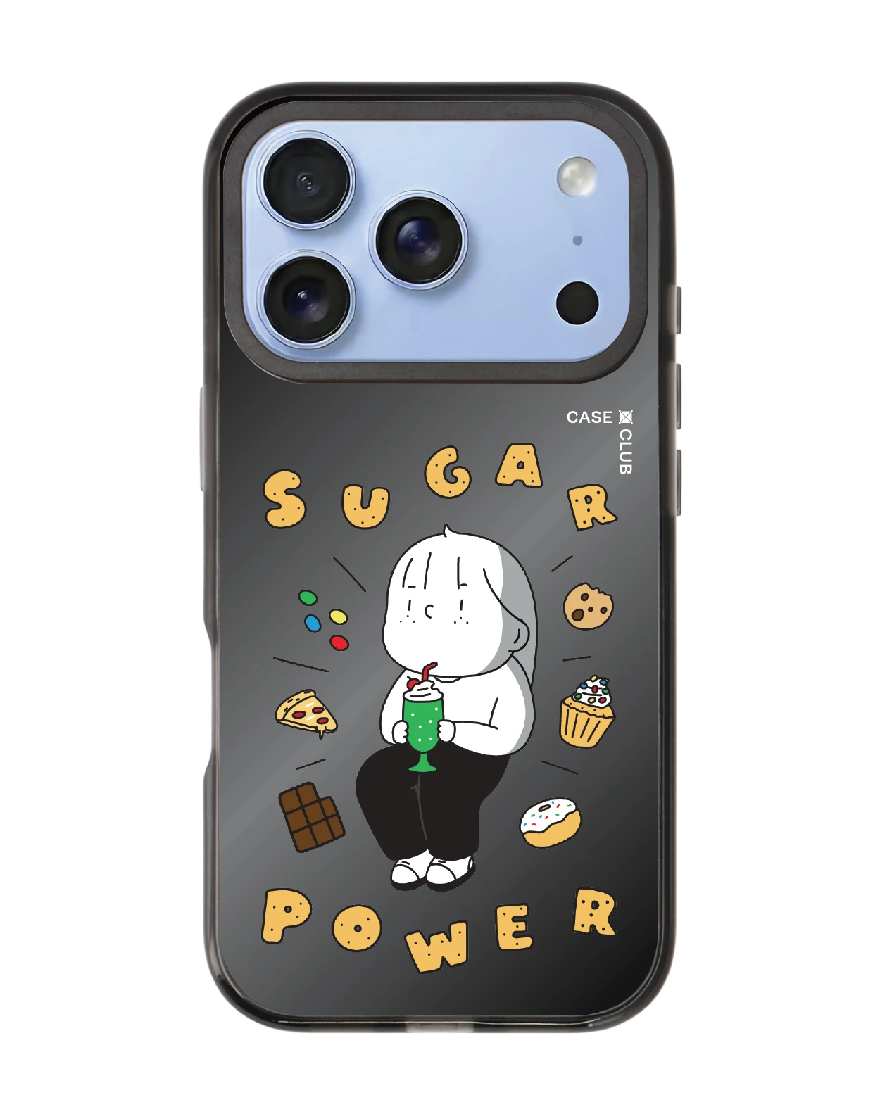 เคสกระจกดำ iphone 18 pro magsafe ease around ติดหวาน