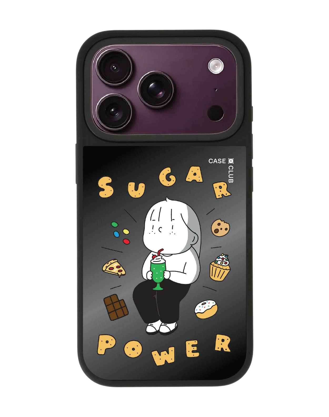 เคสกระจกดำด้าน iphone 18 pro magsafe ease around ติดหวาน