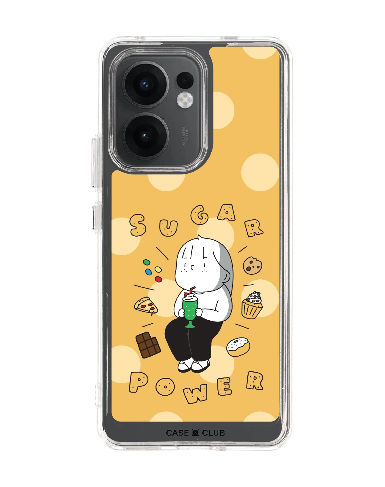 เคสใส oppo reno 13f ease around ติดหวาน