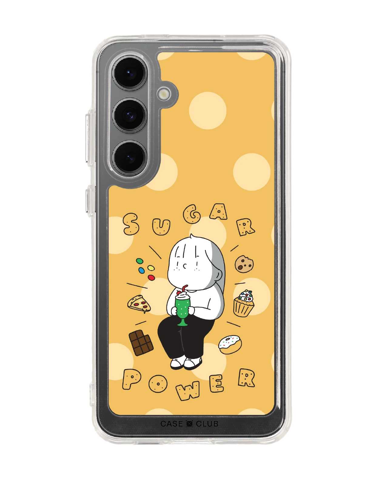 samsung galaxy s24 fe clear case ease around sugar power