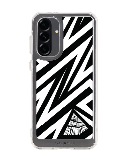 samsung galaxy a56 clear case electric zigzag