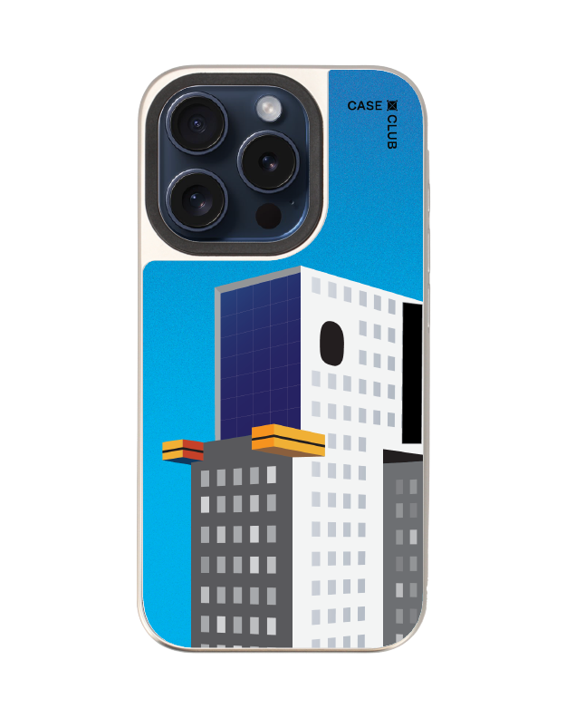 เคสกระจก iPhone 15 Pro MagSafe ตึกช้าง