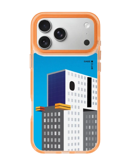 iphone 17 pro max clear orange magsafe elephant building