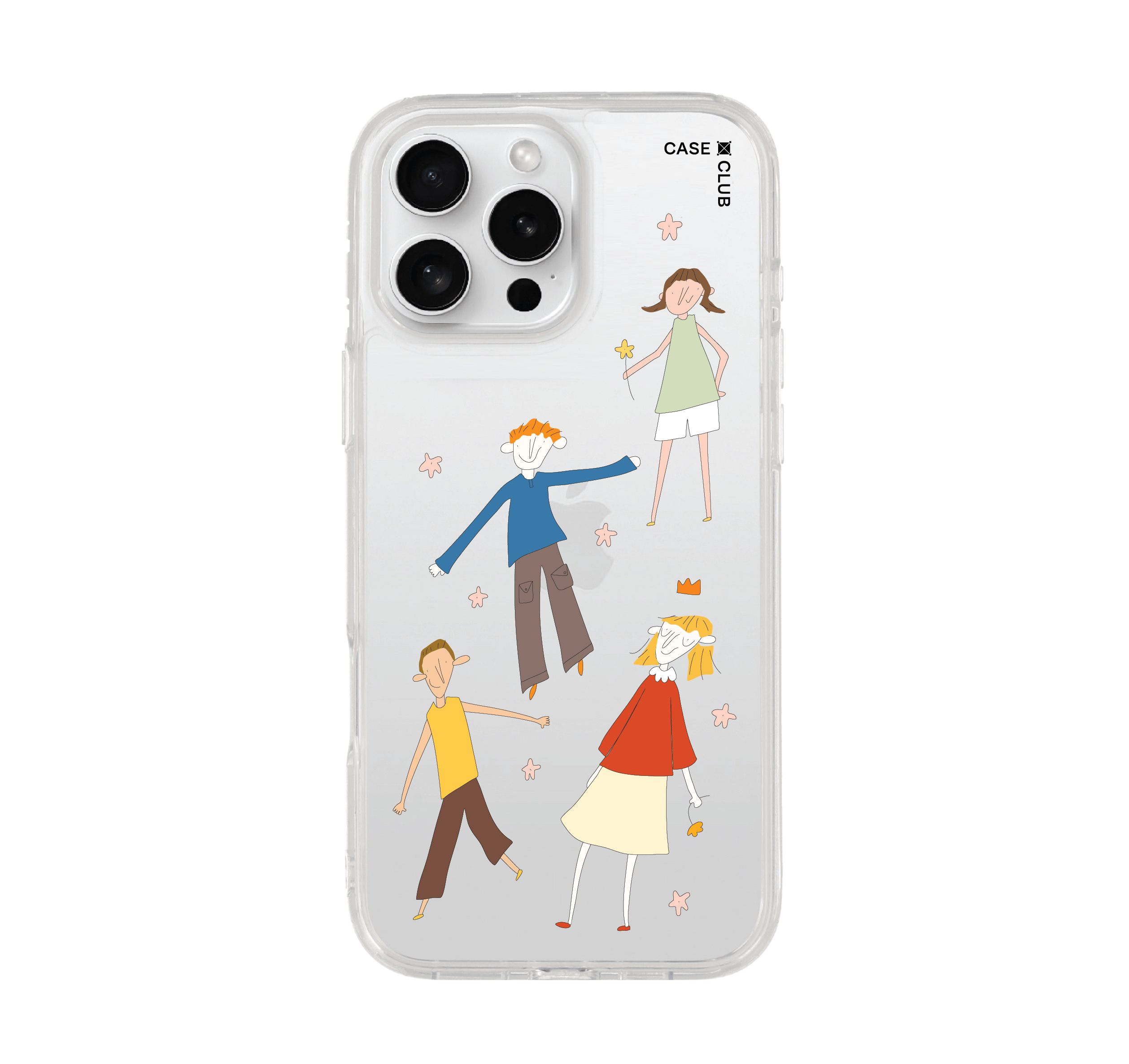 เคสใส iphone 16 pro max แพทเทิร์นครอบครัว