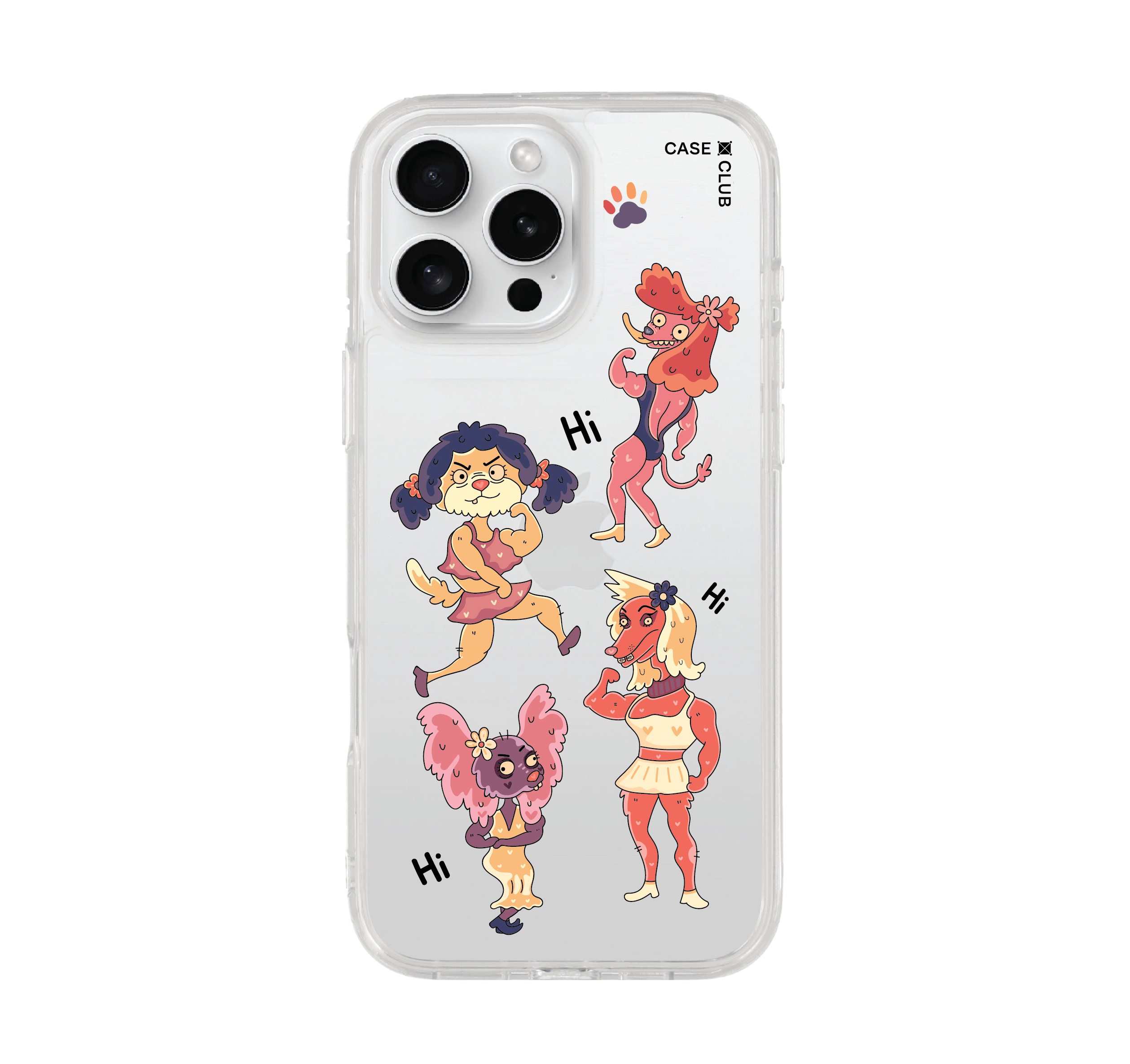 เคสใส iPhone 16 Pro Max สุนัขสาว