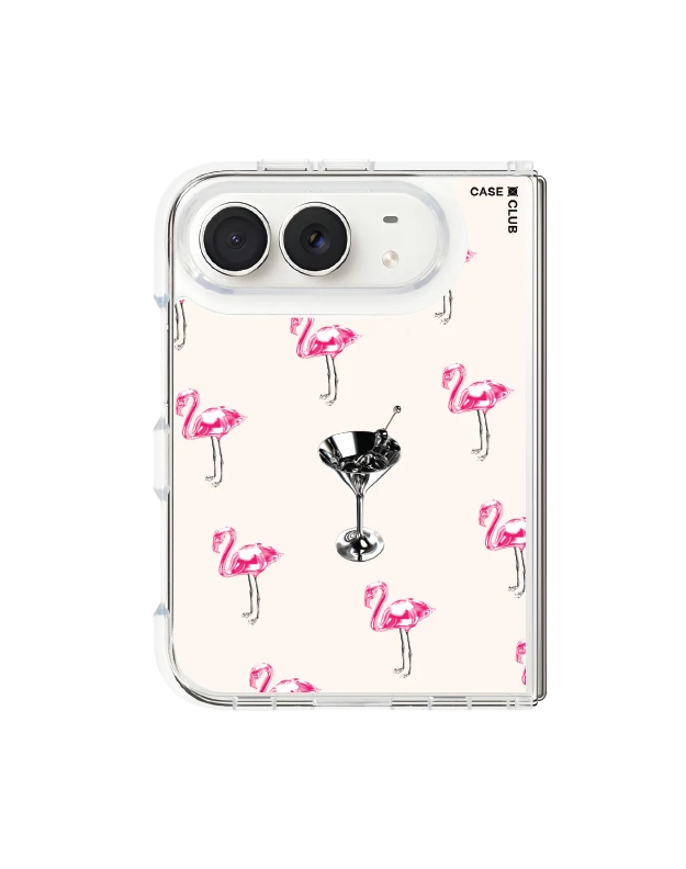 iphone duo clear magsafe flamingo shuffle