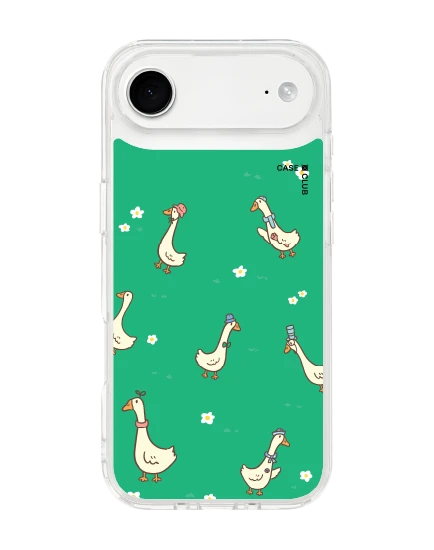 iphone 17 air clear magsafe flower duck pattern
