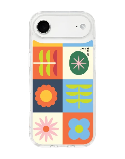 เคสใส iphone 17 air magsafe ตารางดอกไม้มินิมอล