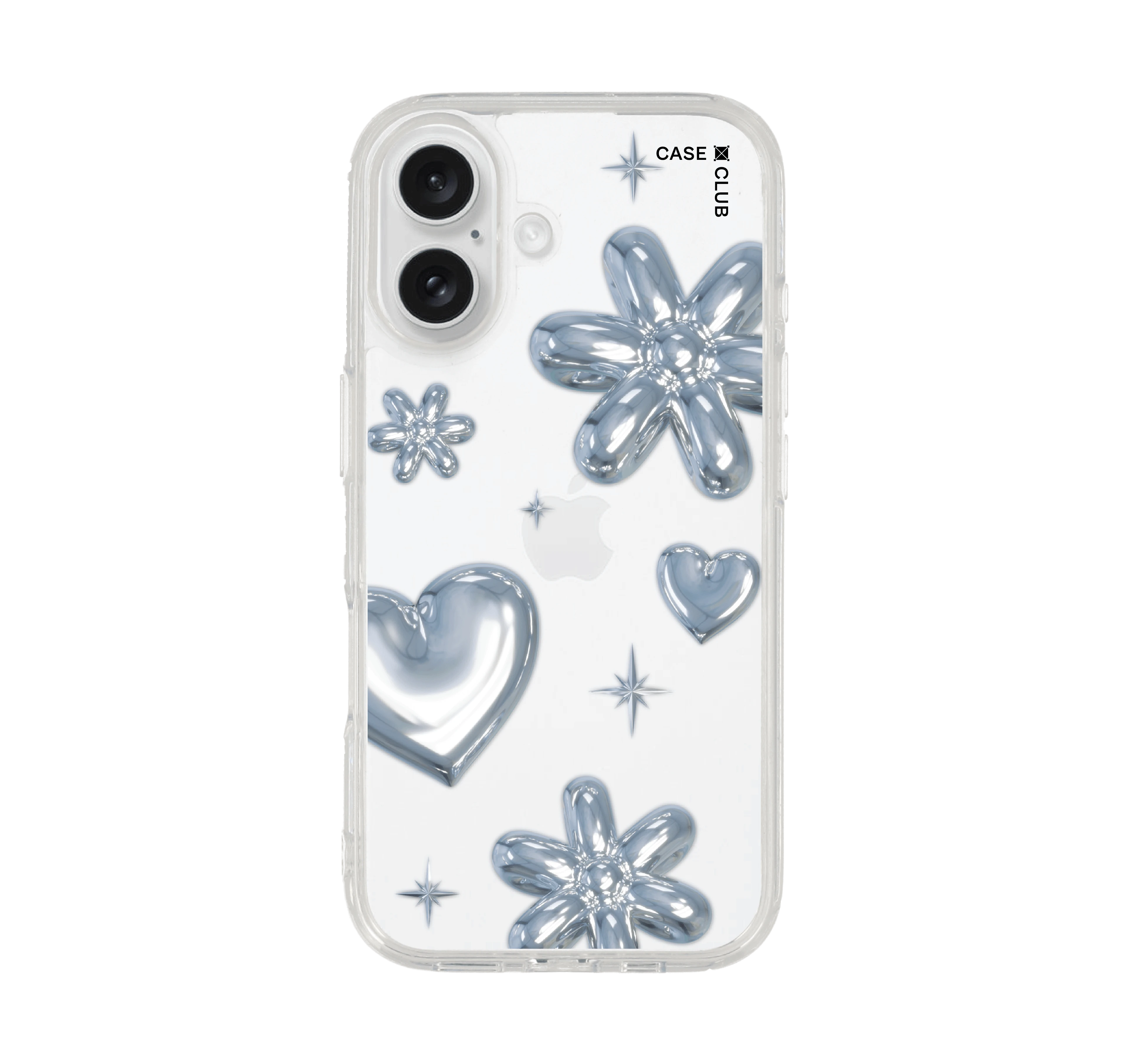 เคสใส iphone 16 ลูกโป่งดอกไม้