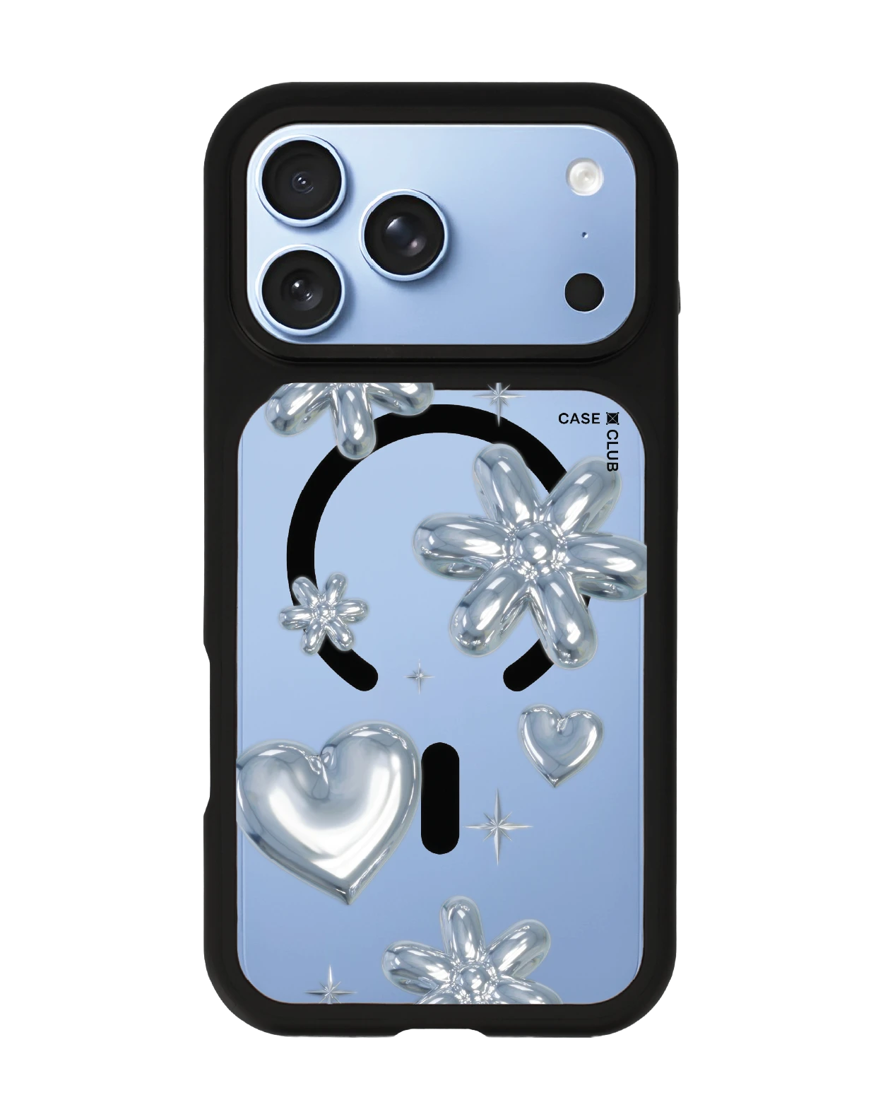 เคสเปลี่ยนฝาหลัง iphone 18 pro max magsafe สีดำ ลูกโป่งดอกไม้